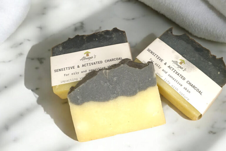 3 bars of activated charcoal soaps for sensitive skin